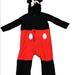 Disney Costumes | Disney Mickey Mouse 18months Zip Up | Color: Black/Red | Size: Osbb