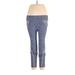 Ryka Active Pants - Mid/Reg Rise: Blue Activewear - Women's Size Large