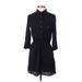 Forever 21 Casual Dress - Shirtdress: Black Dresses - Women's Size X-Small
