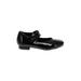 Free Style Dance Shoes: Flats Chunky Heel Casual Black Solid Shoes - Kids Girl's Size 10