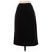 T Tahari Casual Skirt: Black Solid Bottoms - Women's Size 2