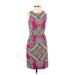 Moulinette Soeurs Casual Dress - Sheath: Pink Print Dresses - Women's Size 0