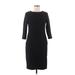 MM. LaFleur Casual Dress - Sheath: Black Solid Dresses - Women's Size 6