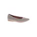 Naturalizer Flats: Gray Print Shoes - Women's Size 6 1/2 - Almond Toe