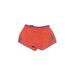 Adidas Athletic Shorts: Orange Solid Activewear - Women's Size Small