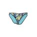 Kenneth Cole New York Swimsuit Bottoms: Blue Floral Swimwear - Women's Size Medium