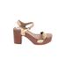 Torrid Sandals: Tan Solid Shoes - Women's Size 10 1/2 Plus - Open Toe