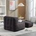 Bean bag chair, comfortable bean bag with memory foam and ottoman, indoor modern focus bean bag chair