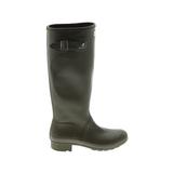 Hunter Boots: Green Print Shoes - Women's Size 6 - Round Toe