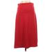 Eddie Bauer Casual A-Line Skirt Long: Red Bottoms - Women's Size Small