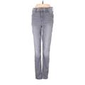 Simply Vera Vera Wang Jeans - Mid/Reg Rise: Gray Bottoms - Women's Size 4 - Light Wash