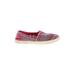 TOMS Flats: Pink Stripes Shoes - Women's Size 8 1/2