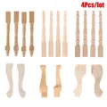 Pieds de table miniatures en bois maison de courses meubles de bricolage accessoires de