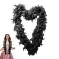 Guirxiété de décoration Boa en plumes roses pour filles Boas doux Costume Kiev illage Fournitures