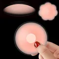 FINETOO-Cache-seins en silicone pour femme autocollants réutilisables invisibles sexy dos nu