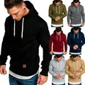 Sweats à capuche PVD pour hommes pull uni à manches longues chemises en Y vêtements à capuche Hip