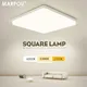 MARPOU Carré Led plafonnier chambre à coucher éclairage blanc Neutre blanc froid blanc chaud de 48W