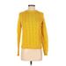 Lands' End Pullover Sweater: Yellow Tops - Women's Size X-Small Petite