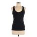 Champion Active Tank Top: Black Solid Activewear - Women's Size Medium