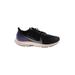 Nike Sneakers: Black Color Block Shoes - Women's Size 10 1/2 - Almond Toe