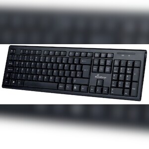 MediaRange MROS111 Funk-Tastatur - QWERTZ, schwarz Image