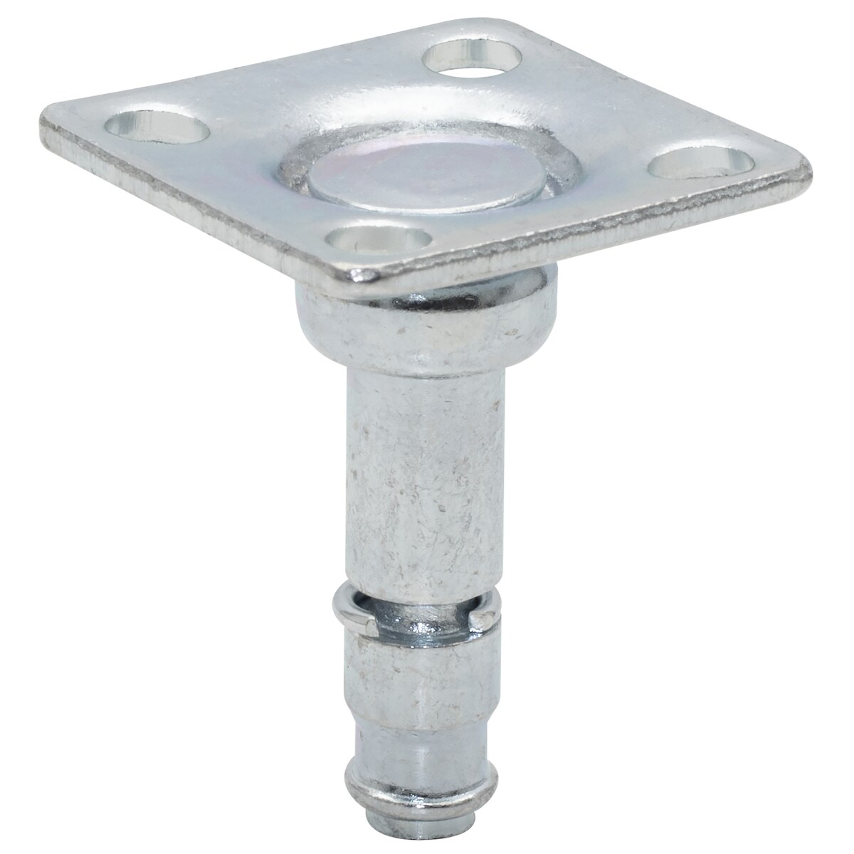 WAGNER Anschraubplatte 2tlg. - 28x28/Ø 8 mm x 35 mm, Bohrung 19 x9 x Ø 5 mm, für Rolle/Gleiter Aufnahme 8 mm - 11008799 Image