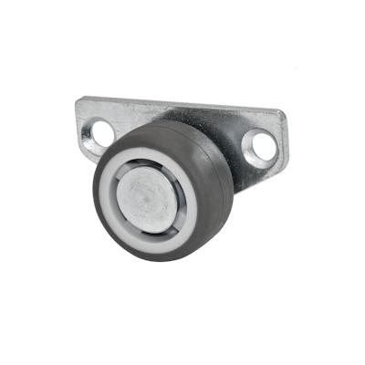 WAGNER Design Möbelrolle/Bettkastenrolle - Durchmesser Ø 30 mm, Stahl verzinkt, weiß, Tragkraft 40 kg - 01075901 Image