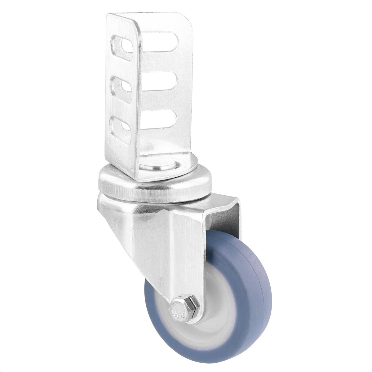 WAGNER Design - Lenkrolle soft - Ø 50 mm, Stahl verzinkt, Anschraubwinkel, für Greenbox, Tragkraft 50 kg - 03315001 Image