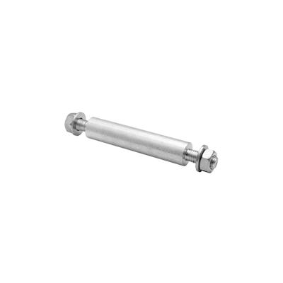 WAGNER Achsmaterial komplett Set - Ø 20 x 100 mm, für alle Räder mit Achsloch 20 mm, Stahl verzinkt - 13044300 Image