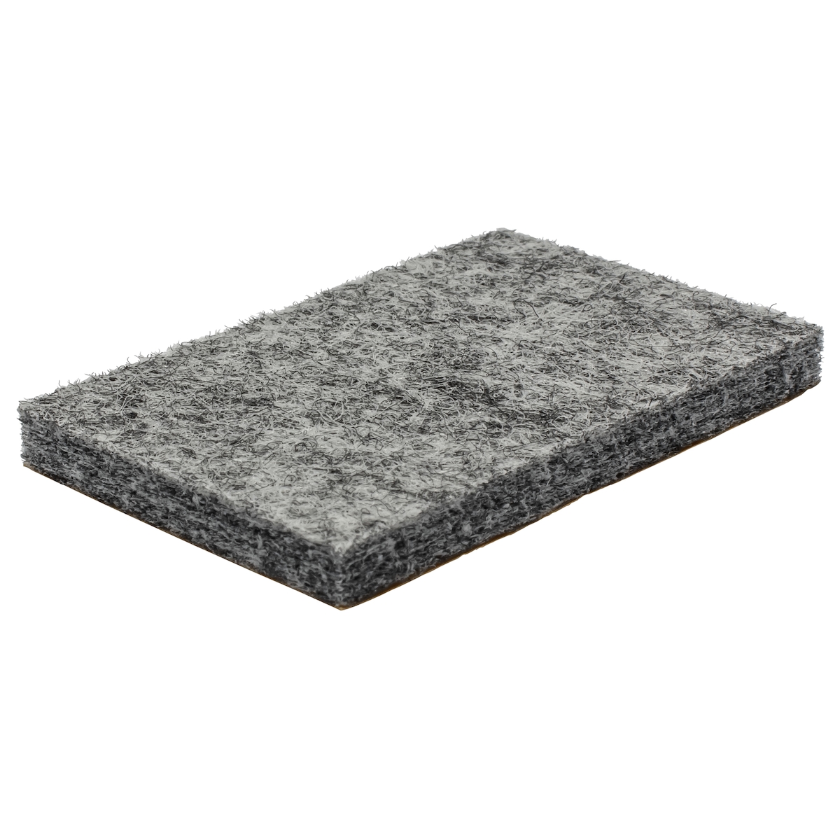 WAGNER Filz Pads 4tlg. - 36 x 55 x 6 mm, selbstklebend, grau als Filzgleiter, Schutzpads oder zum Basteln - 15125599 Image