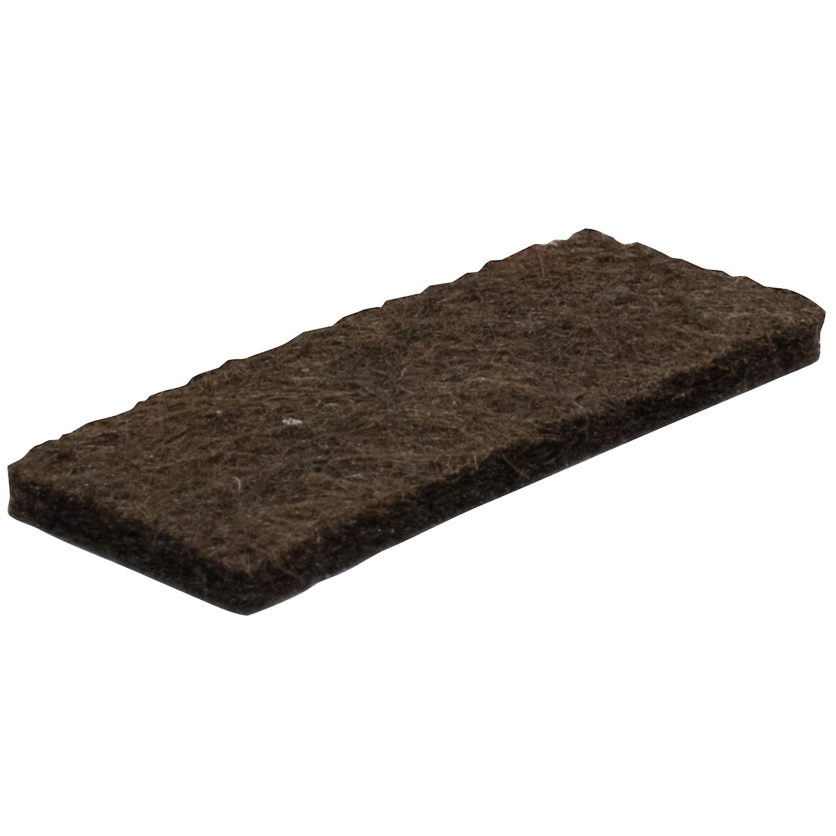 WAGNER Filz Pad 12tlg. - 16 x 44 x 3 mm, selbstklebend, braun, für Filzgleiter, Schutzpads oder zum Basteln - 15174599 Image