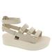 Teva Flatform Mevia Platform Sandal - Womens 11 Bone Sandal Medium