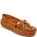 Minnetonka Thunderbird Animikii - Womens 8 Brown Slip On Medium