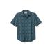 Bahama Coast Mosaic Geo Islandzone Short Sleeve Button-up Shirt