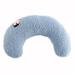 Pet Cat and Dog Pillow Cotton Filled Cervical Vertebra Protection Plush Cat and Dog Sleeping U Shape Pillow for Puppies and Kittens