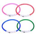 Silicone Dog Collar Cm Dog Collar Rechargeable Battery Dog Collar Pet Dog Collar LED 1pcs