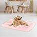 KANY Pet Beds Clearance Cat Beds Dog Bed Home Warm Pet Dog Blanket Cat Blanket Pet Plush Mat Solid Color Pet Mat Dog Pillow Medium Dog Bed Kitten Bed (Pink 30.7 Ã—21.2 )