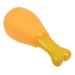 Dog Toy Chew Training Chicken Leg Plastic Shaped Squeaky Squeaking Sound Toy for Puppyâ€‚and Large Dog Cat Puppy