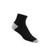 Wigwam Unisex Diabetic Sport Quarter Black Socks Lg (men s Shoe 9-12 Women s Shoe 10-13)