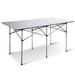 Aluminum Roll Up Folding Camping Rectangle Picnic Table