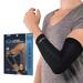 Copper Compression Elbow Brace for Tendonitis and Tennis Elbow - Copper Infused Sleeve. Relief for Golfers Arthritis Bursitis. Fit for Men & Women.