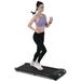NEW Walking Pad Under Desk Treadmill for Home Office -2.5HP Walking Treadmill With Incline Bluetooth Speaker 0.5-4MPH 265LBS Capacity Treadmill for Walking Running - Wristband Remote
