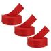 Uxcell 5.3FT Taekwondo Colored Ranking Belts for Competition Training Red 3 Pack