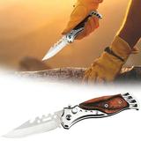 Leodye Folding Knife Stainless Steel Outdoor Knife Portable Fruit Knife Camping Folding Knife Features