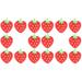 Red 16 Pcs Strawberries Strawberry Comfortable Shock Absorber