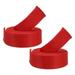 Uxcell 5.3FT Taekwondo Colored Ranking Belts for Competition Training Red 2 Pack