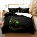 Exclusive quilt cover for hot cat fans lovely and warm Duvet Cover Set Geometric Cute Cat 3D Digital Printing Duvet Cover with Pillowcases 3D Printed Bedding Set with Zipper Closu