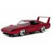 1969 Dodge Charger Daytona Burgundy - Jada Toys Fast & Furious 97085 - 1/24 scale Diecast Model Toy Car (Brand New but NOT IN BOX)