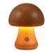 Pcapzz Mushroom Table Night Light 600mAh Wooden LED Mushroom Touch Lamp Dimmable Bedside Lamp Eye Protection Ambience Light DÃ©cor USB Rechargeable Cute Lamp for Kids Adults Bedroom