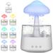 Diffuser Nightstands Bedroom Essential Oil Cloud Light Humidifier for Bedrooms Lamp Ultrasound White Abs